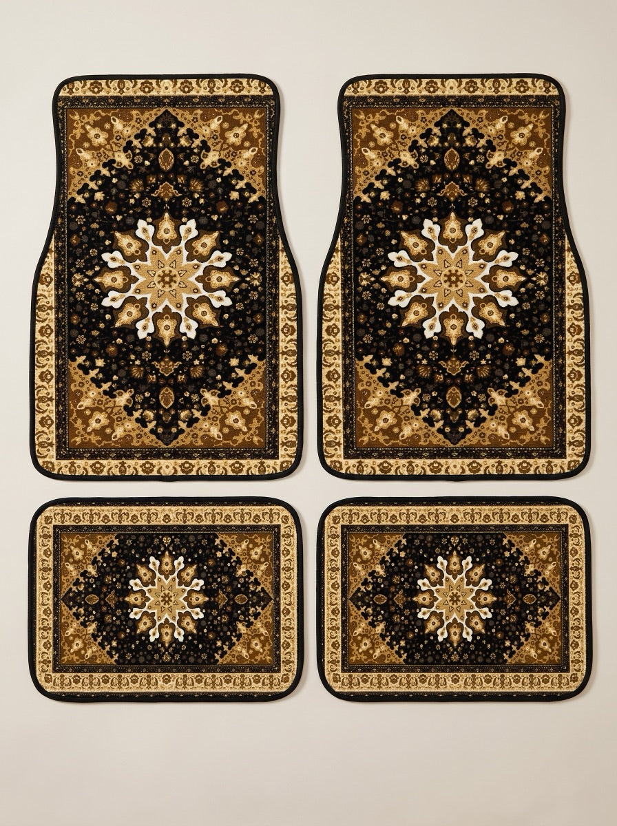 Vintage Persa Negro y Dorado